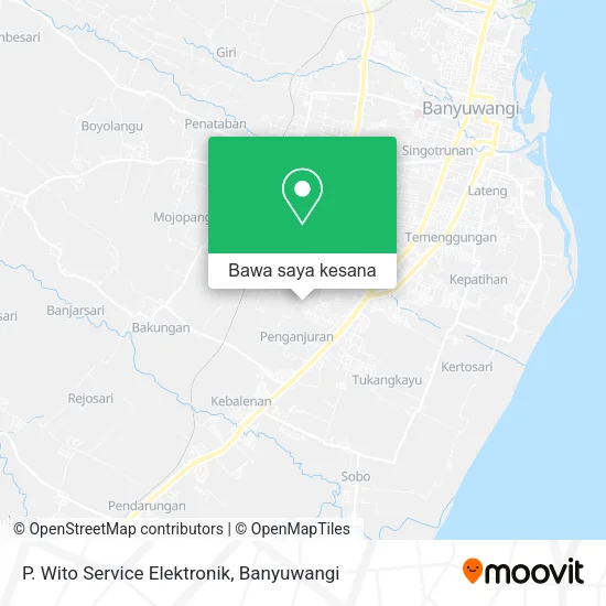 Peta P. Wito Service Elektronik