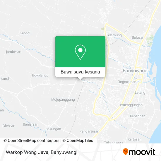 Peta Warkop Wong Java