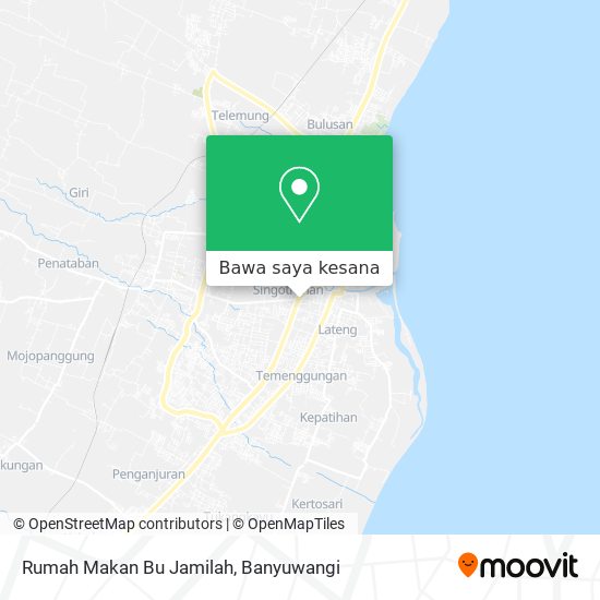 Peta Rumah Makan Bu Jamilah