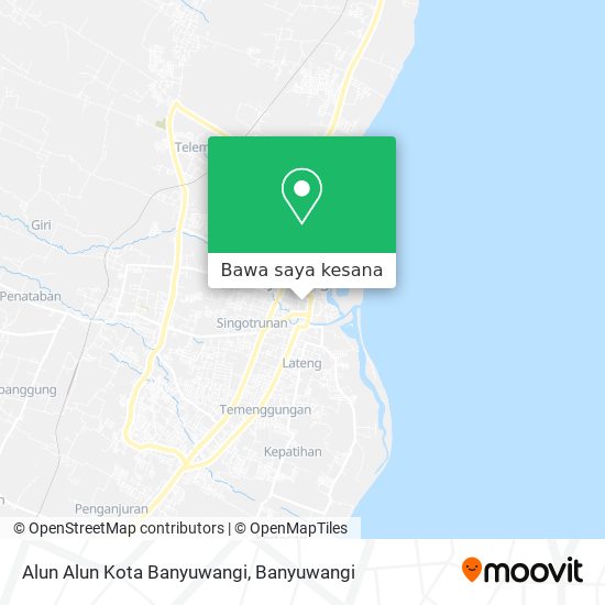 Peta Alun Alun Kota Banyuwangi