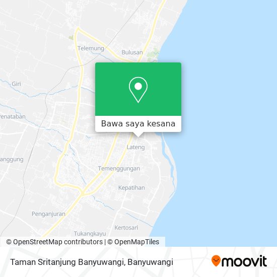 Peta Taman Sritanjung Banyuwangi
