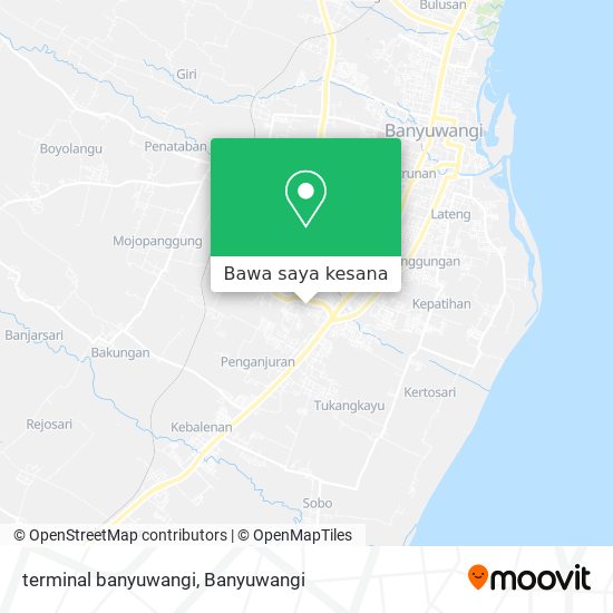 Peta terminal banyuwangi