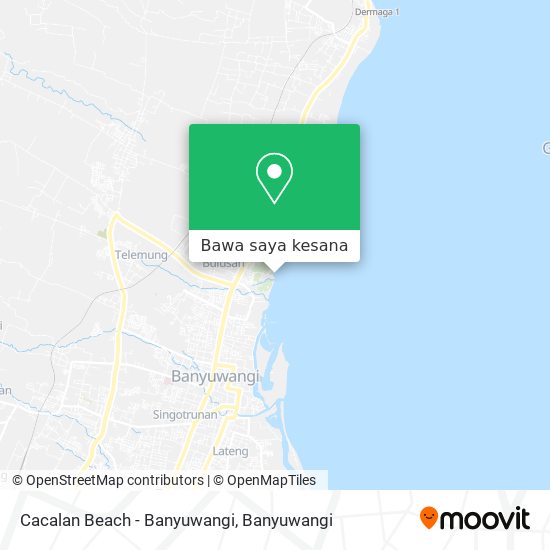 Peta Cacalan Beach - Banyuwangi