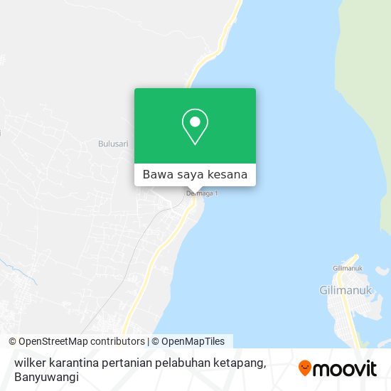 Peta wilker karantina pertanian pelabuhan ketapang