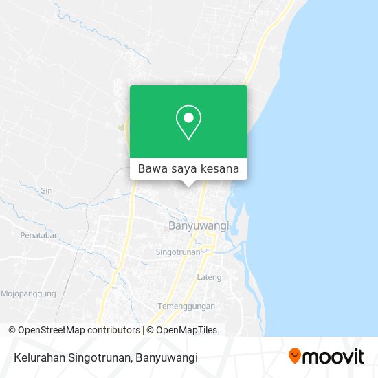 Peta Kelurahan Singotrunan