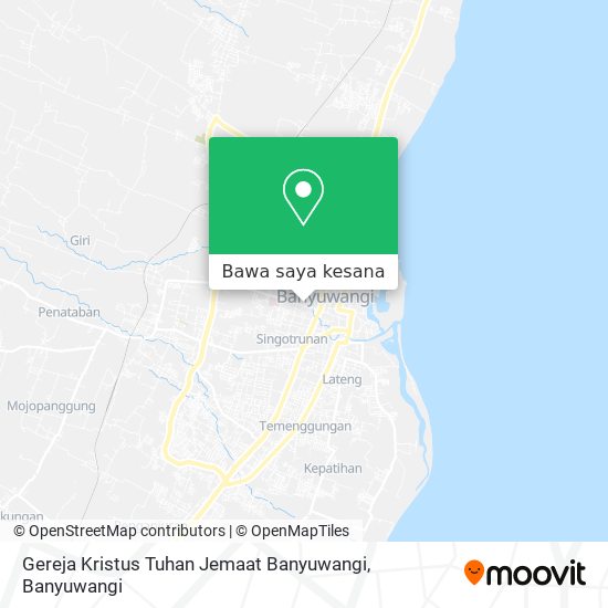 Peta Gereja Kristus Tuhan Jemaat Banyuwangi
