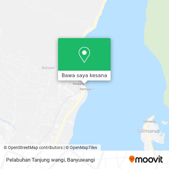 Peta Pelabuhan Tanjung wangi