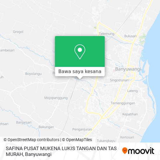 Peta SAFINA PUSAT MUKENA LUKIS TANGAN DAN TAS MURAH