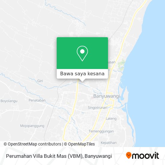 Peta Perumahan Villa Bukit Mas (VBM)