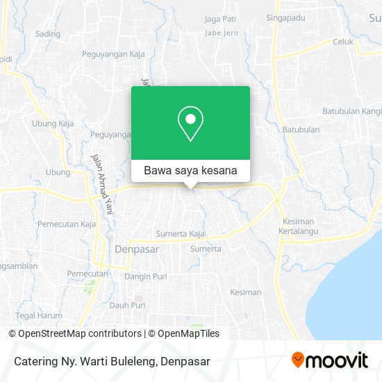 Peta Catering Ny. Warti Buleleng