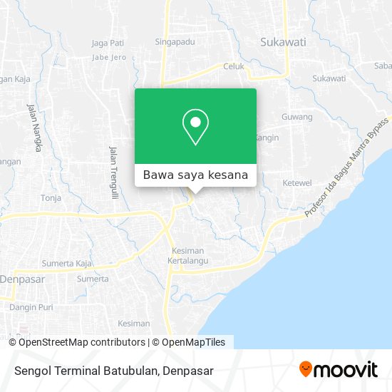 Peta Sengol Terminal Batubulan