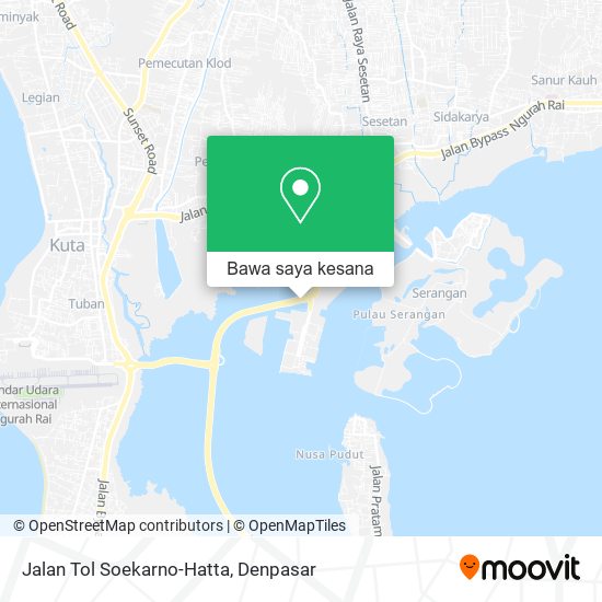 Peta Jalan Tol Soekarno-Hatta