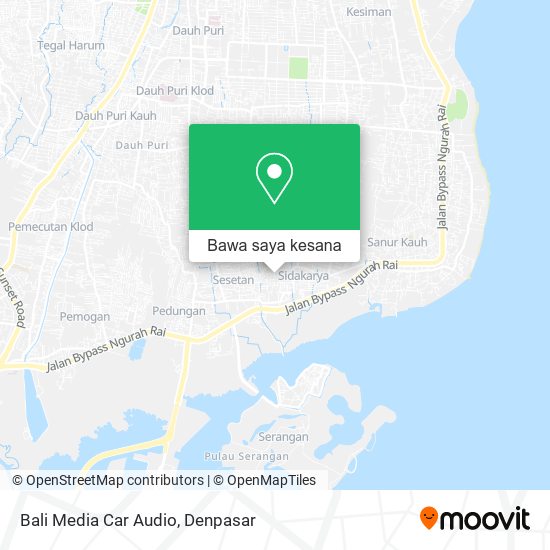 Peta Bali Media Car Audio