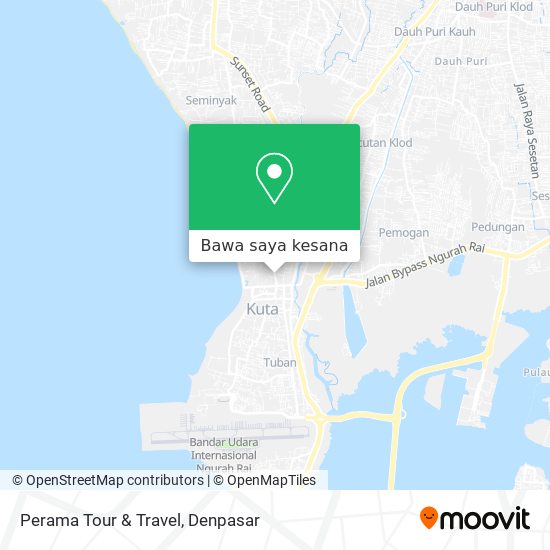 Peta Perama Tour & Travel