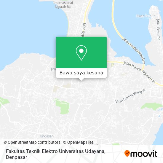 Peta Fakultas Teknik Elektro Universitas Udayana
