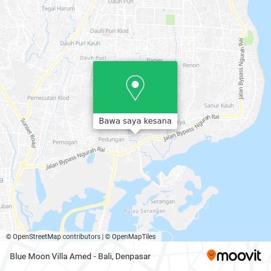 Peta Blue Moon Villa Amed - Bali