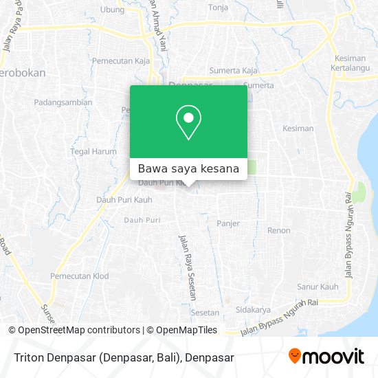 Peta Triton Denpasar (Denpasar, Bali)