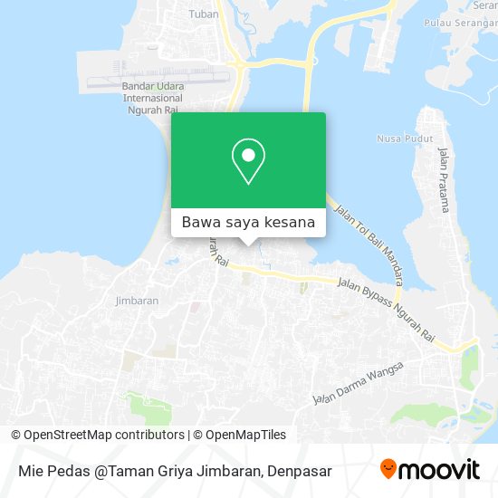 Peta Mie Pedas @Taman Griya Jimbaran