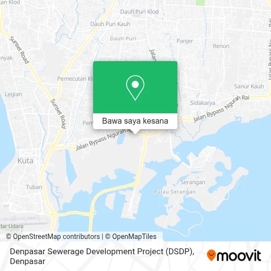Peta Denpasar Sewerage Development Project (DSDP)