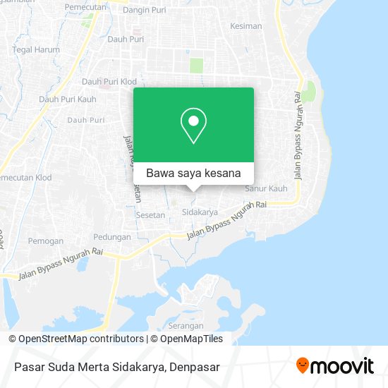 Peta Pasar Suda Merta Sidakarya