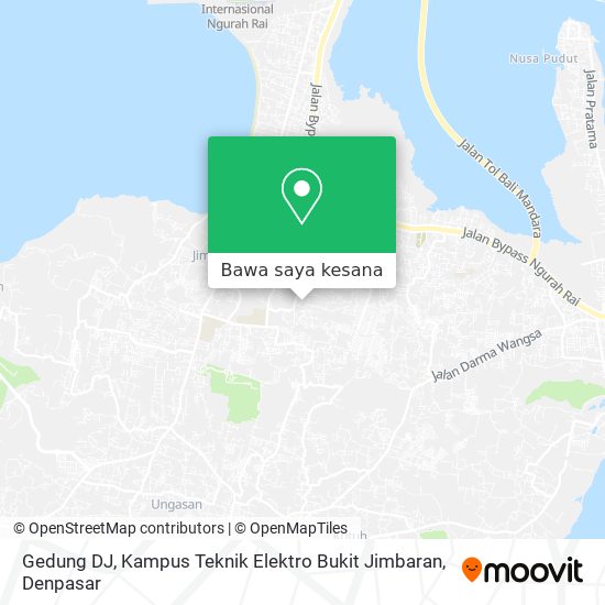 Peta Gedung DJ, Kampus Teknik Elektro Bukit Jimbaran