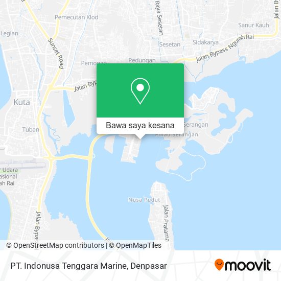 Peta PT. Indonusa Tenggara Marine