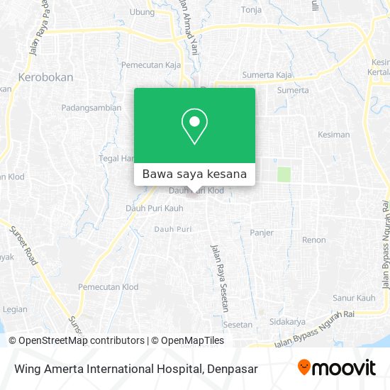 Peta Wing Amerta International Hospital