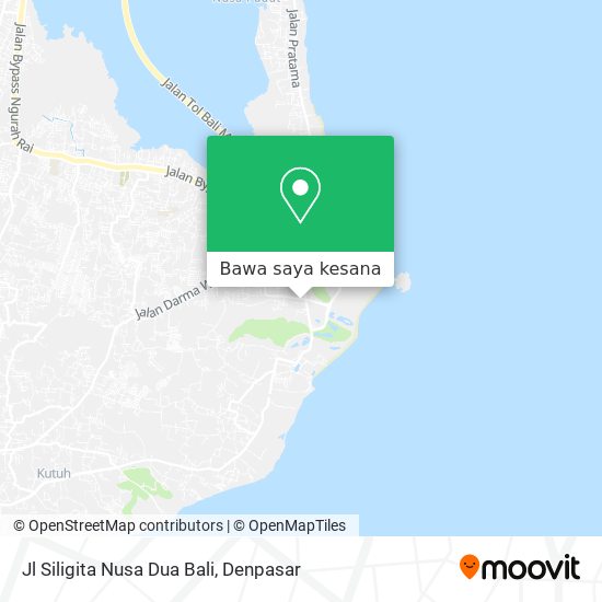 Peta Jl Siligita Nusa Dua Bali