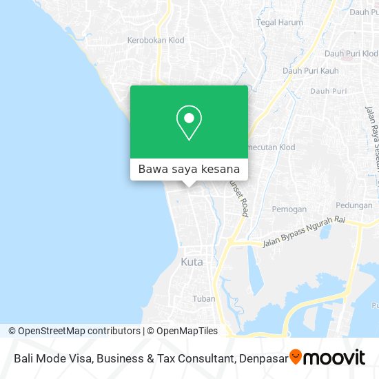 Peta Bali Mode Visa, Business & Tax Consultant