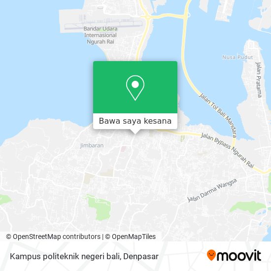 Peta Kampus politeknik negeri bali