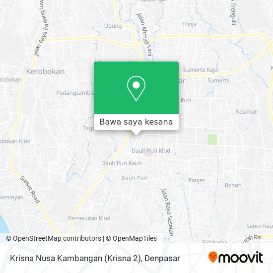 Peta Krisna Nusa Kambangan (Krisna 2)