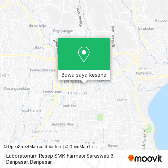 Peta Laboratorium Resep SMK Farmasi Saraswati 3 Denpasar