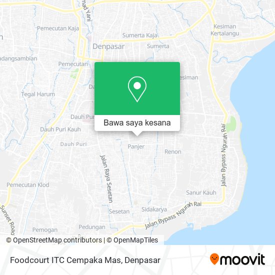 Peta Foodcourt ITC Cempaka Mas