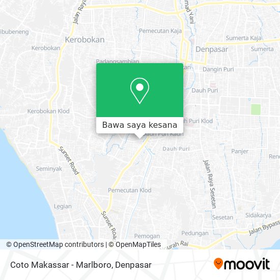 Peta Coto Makassar - Marlboro