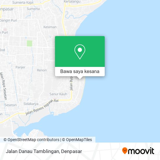 Peta Jalan Danau Tamblingan