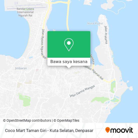 Peta Coco Mart Taman Giri - Kuta Selatan