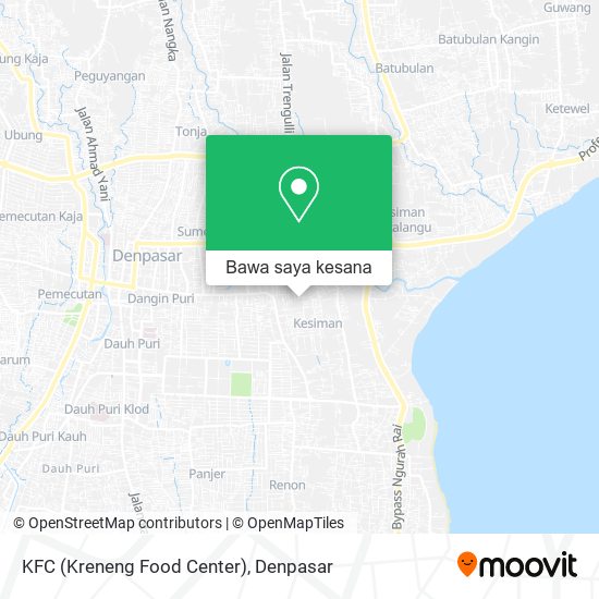 Peta KFC (Kreneng Food Center)