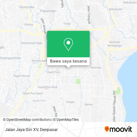 Peta Jalan Jaya Giri XV