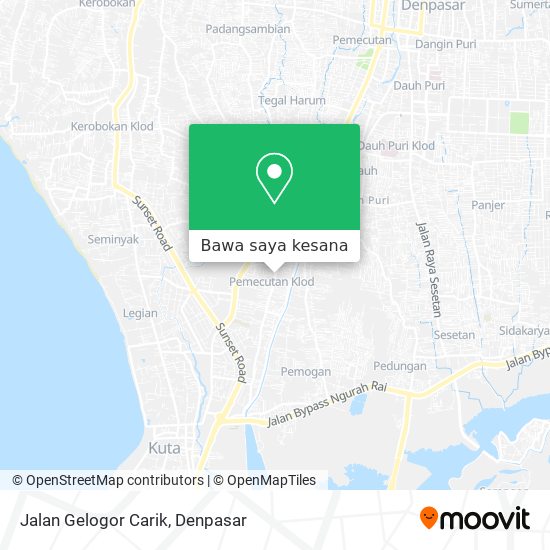 Peta Jalan Gelogor Carik