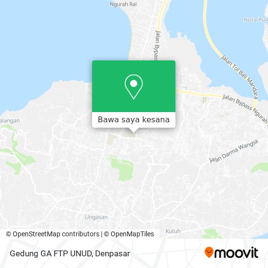 Peta Gedung GA FTP UNUD