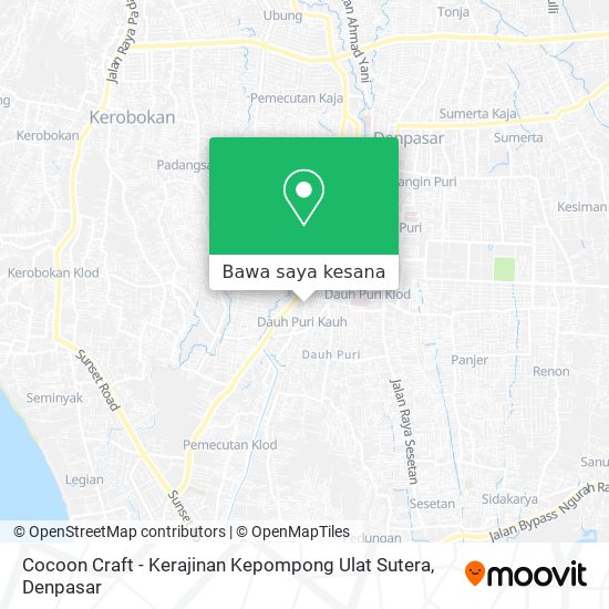 Peta Cocoon Craft - Kerajinan Kepompong Ulat Sutera