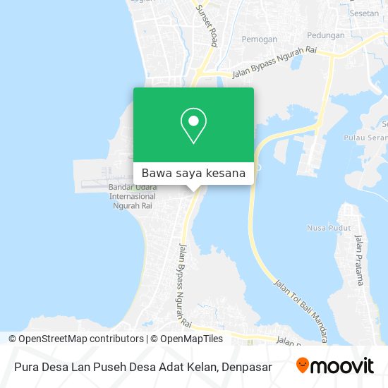 Peta Pura Desa Lan Puseh Desa Adat Kelan