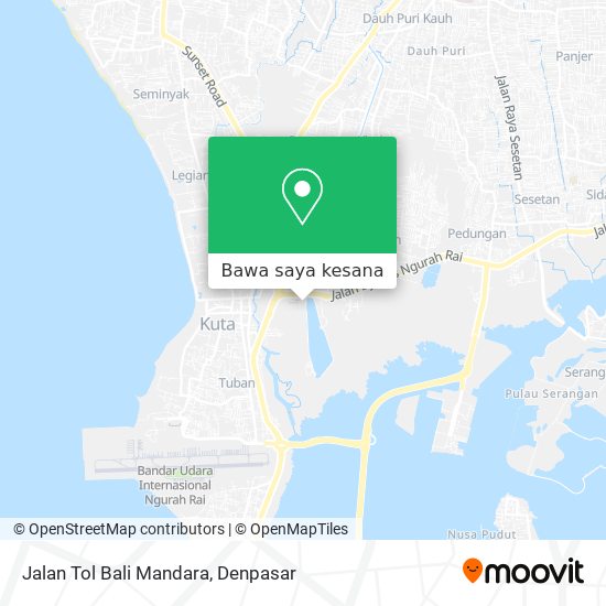 Peta Jalan Tol Bali Mandara