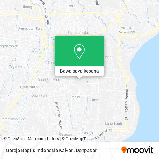 Peta Gereja Baptis Indonesia Kalvari