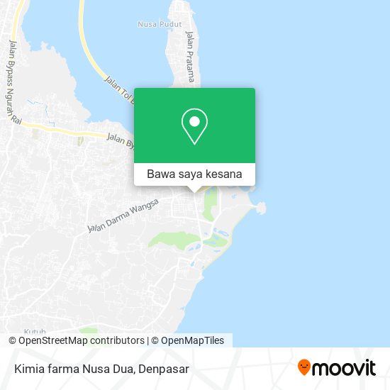 Peta Kimia farma Nusa Dua