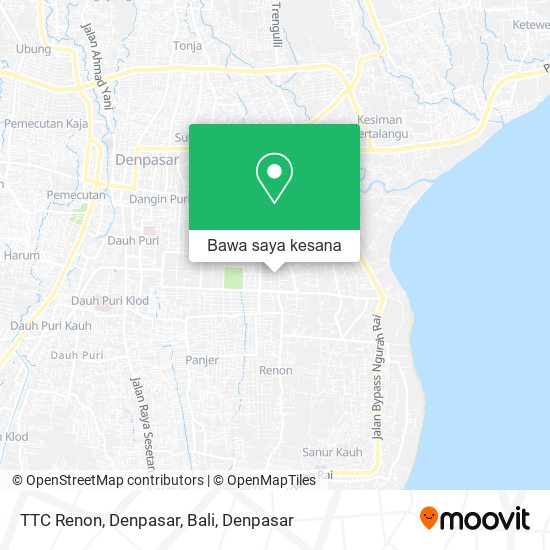 Peta TTC Renon, Denpasar, Bali