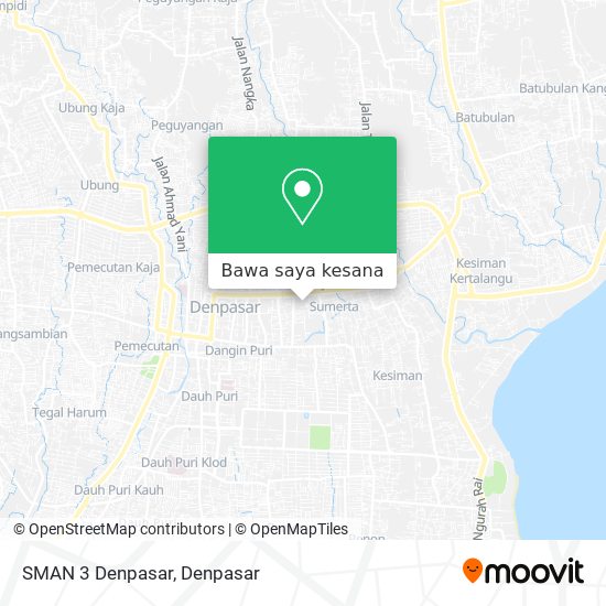 Peta SMAN 3 Denpasar