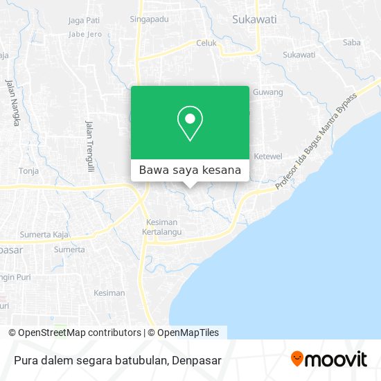 Peta Pura dalem segara batubulan