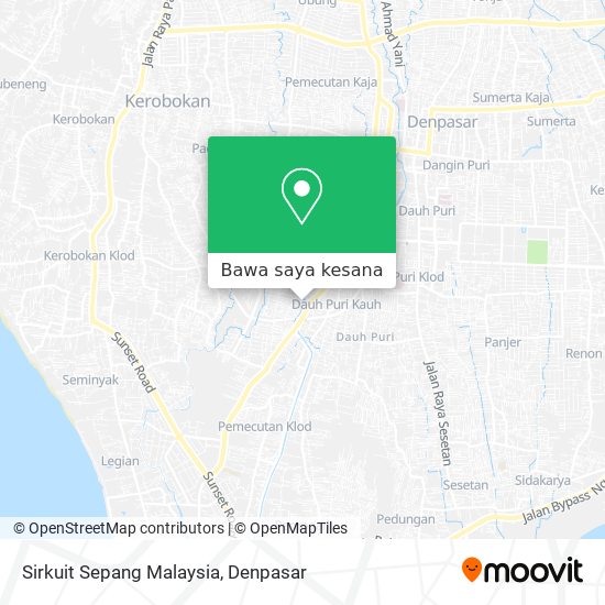 Peta Sirkuit Sepang Malaysia