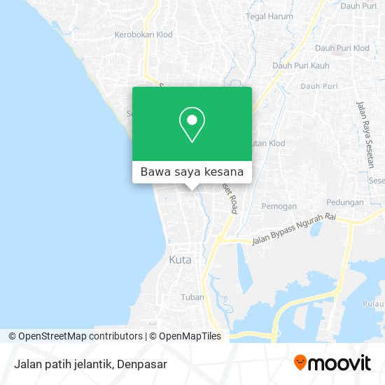 Peta Jalan patih jelantik